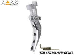 MAXX アルミCNC アドバンスド トリガー type C for AEG M4 [カラー：ブラック / オレンジ / シルバー / レッド / ブルー / チタン]