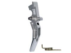 MAXX アルミCNC アドバンスド トリガー type C for AEG M4 [カラー：ブラック / オレンジ / シルバー / レッド / ブルー / チタン]