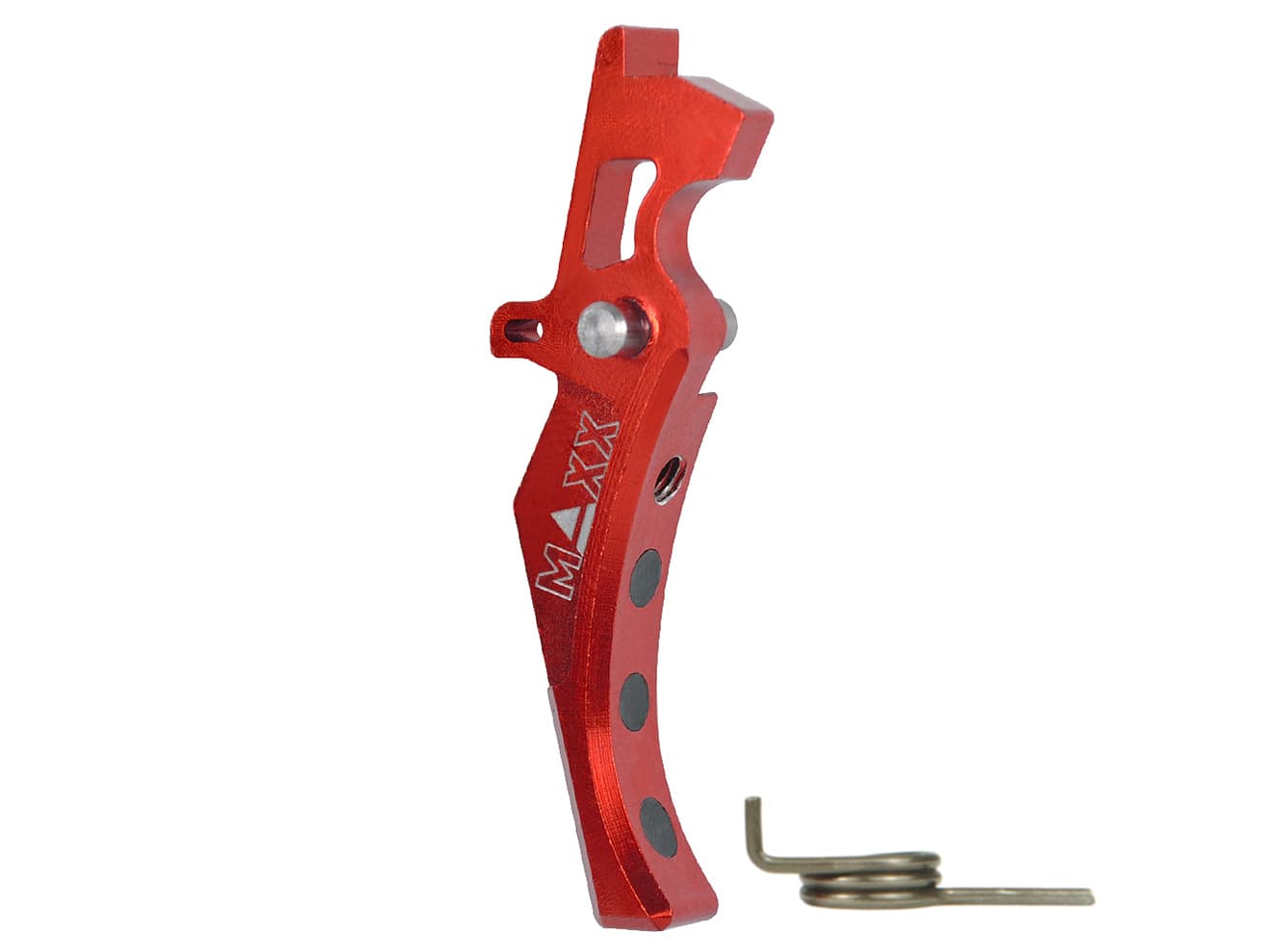 MAXX アルミCNC アドバンスド トリガー type D for AEG M4 [カラー：ブラック / オレンジ / シルバー / レッド / ブルー / チタン]