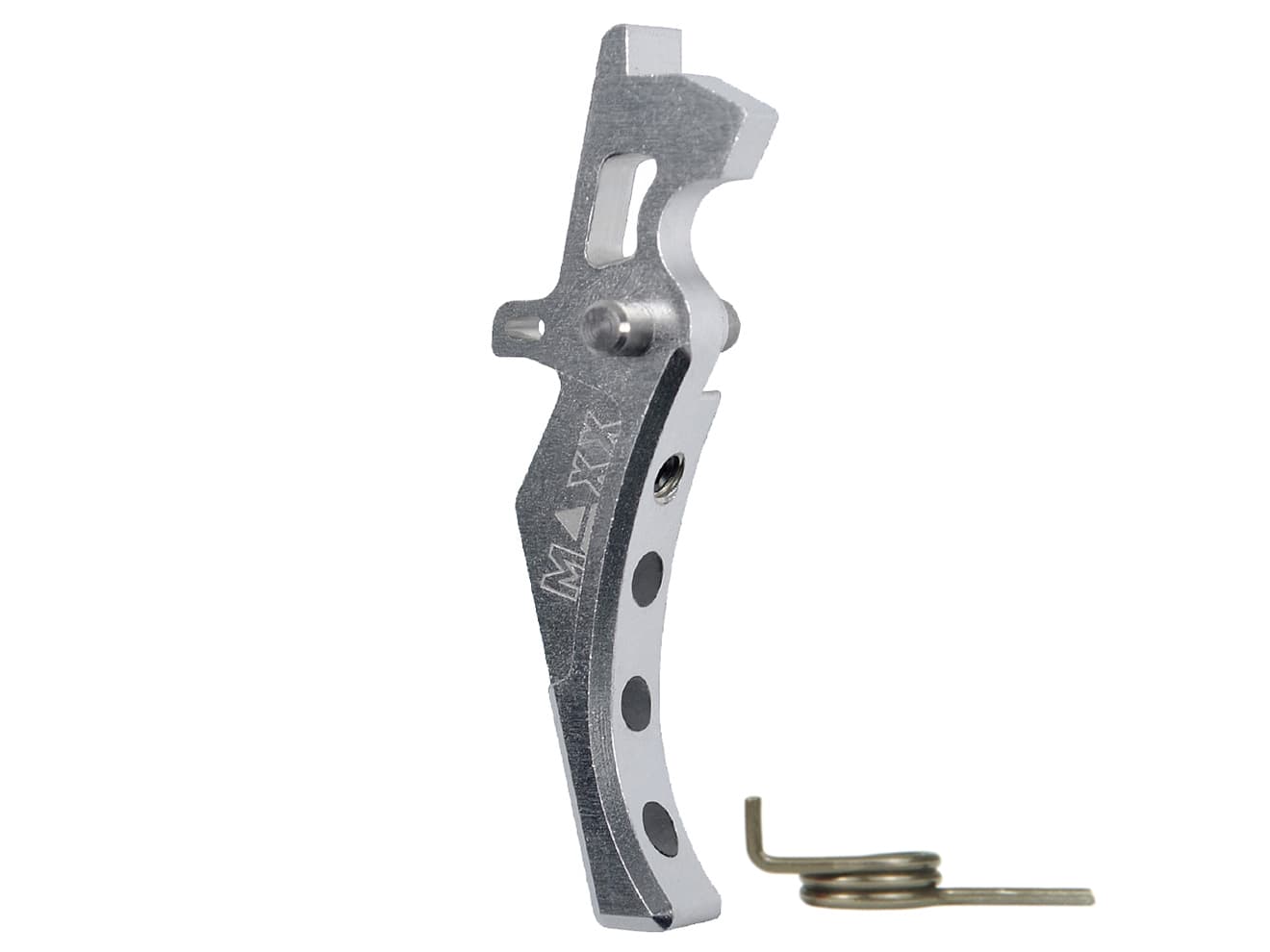 MAXX アルミCNC アドバンスド トリガー type D for AEG M4 [カラー：ブラック / オレンジ / シルバー / レッド / ブルー / チタン]