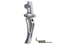 MAXX アルミCNC アドバンスド トリガー type D for AEG M4 [カラー：ブラック / オレンジ / シルバー / レッド / ブルー / チタン]