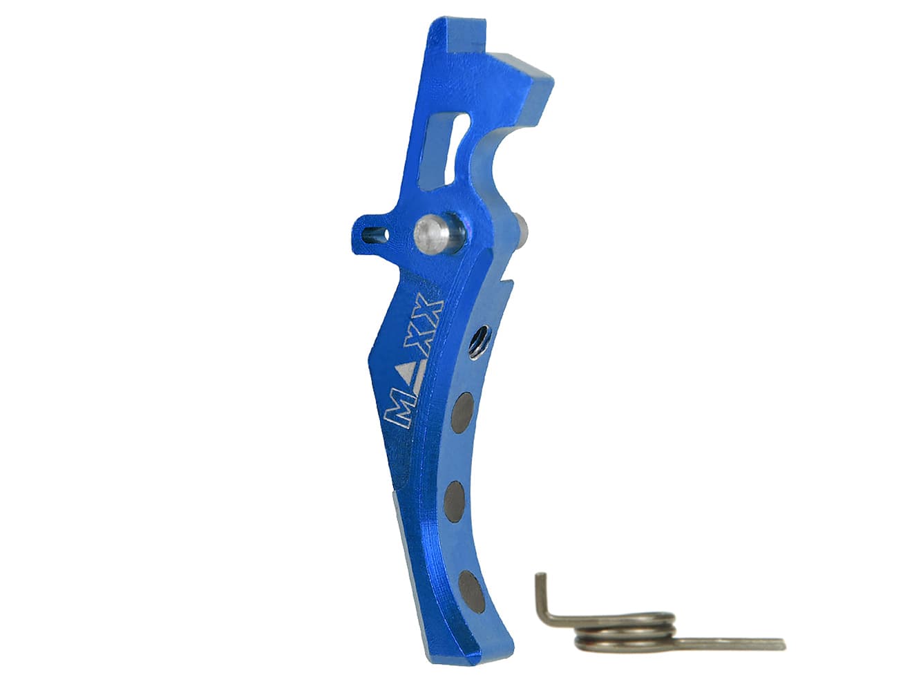 MAXX アルミCNC アドバンスド トリガー type D for AEG M4 [カラー：ブラック / オレンジ / シルバー / レッド / ブルー / チタン]