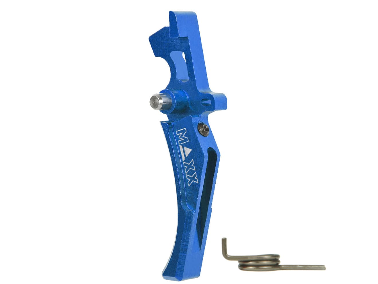 MAXX アルミCNC アドバンスド トリガー type D for AEG M4 [カラー：ブラック / オレンジ / シルバー / レッド / ブルー / チタン]
