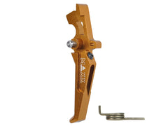 MAXX アルミCNC アドバンスド トリガー type E for AEG M4 [カラー：ブラック / オレンジ / シルバー / レッド / ブルー / チタン]