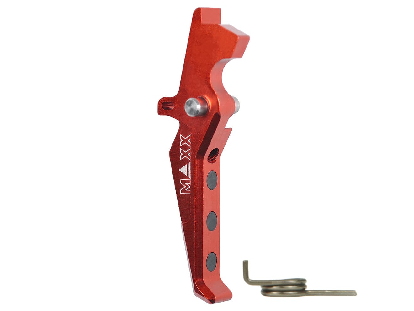 MAXX アルミCNC アドバンスド トリガー type E for AEG M4 [カラー：ブラック / オレンジ / シルバー / レッド / ブルー / チタン]