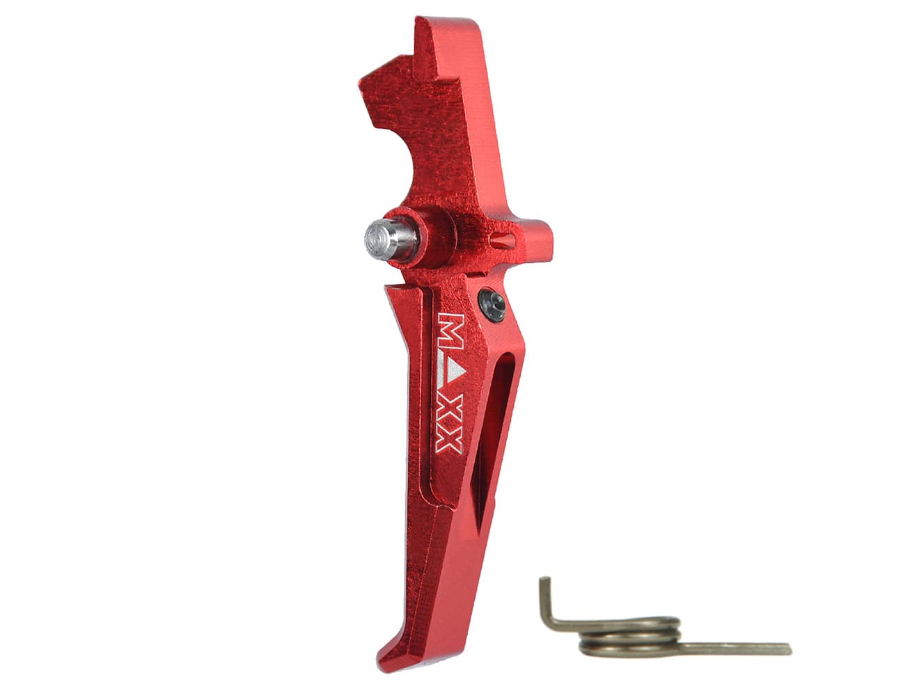 MAXX アルミCNC アドバンスド トリガー type E for AEG M4 [カラー：ブラック / オレンジ / シルバー / レッド / ブルー / チタン]