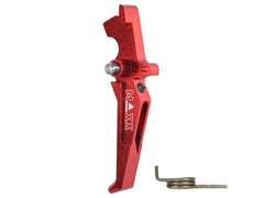 MAXX アルミCNC アドバンスド トリガー type E for AEG M4 [カラー：ブラック / オレンジ / シルバー / レッド / ブルー / チタン]