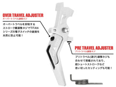 MAXX アルミCNC アドバンスド スピードトリガー type A for AEG M4 [カラー：ブラック / オレンジ / シルバー / レッド / ブルー / チタン]