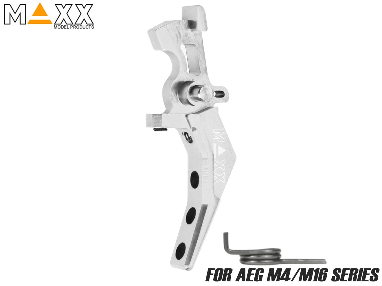 MAXX アルミCNC アドバンスド スピードトリガー type B for AEG M4 [カラー：ブラック / オレンジ / シルバー / レッド / ブルー / チタン]