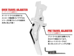 MAXX アルミCNC アドバンスド スピードトリガー type B for AEG M4 [カラー：ブラック / オレンジ / シルバー / レッド / ブルー / チタン]