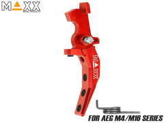 MAXX アルミCNC アドバンスド スピードトリガー type C for AEG M4 [カラー：ブラック / オレンジ / シルバー / レッド / ブルー / チタン]