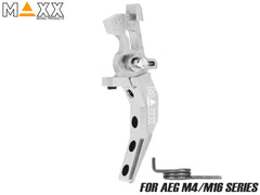 MAXX アルミCNC アドバンスド スピードトリガー type C for AEG M4 [カラー：ブラック / オレンジ / シルバー / レッド / ブルー / チタン]