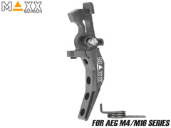 MAXX アルミCNC アドバンスド スピードトリガー type C for AEG M4 [カラー：ブラック / オレンジ / シルバー / レッド / ブルー / チタン]