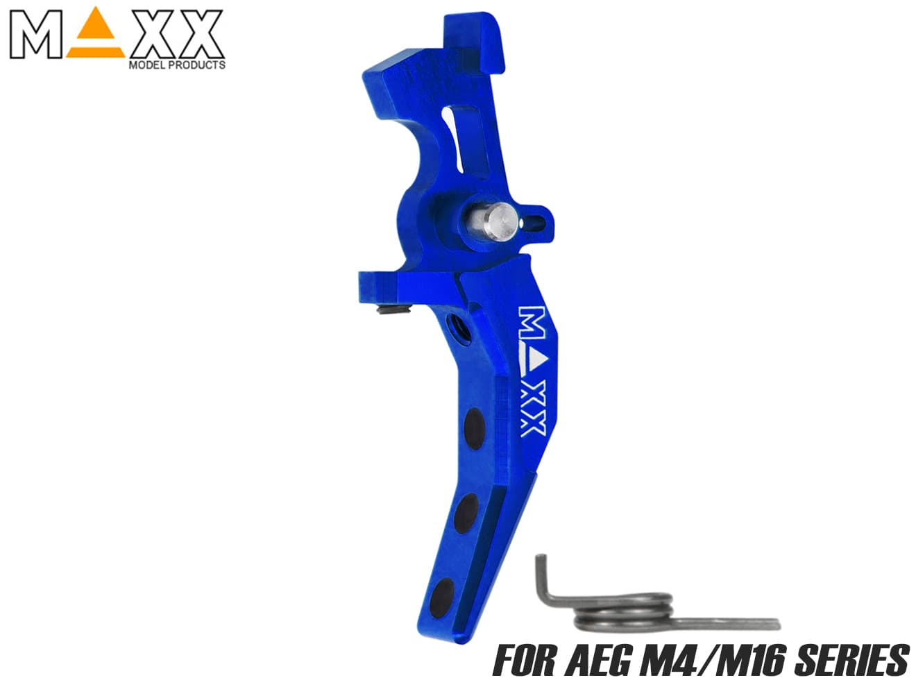 MAXX アルミCNC アドバンスド スピードトリガー type C for AEG M4 [カラー：ブラック / オレンジ / シルバー / レッド / ブルー / チタン]
