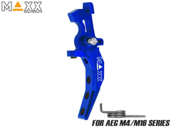 MAXX アルミCNC アドバンスド スピードトリガー type C for AEG M4 [カラー：ブラック / オレンジ / シルバー / レッド / ブルー / チタン]