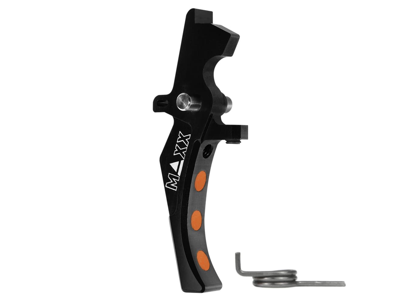 MAXX アルミCNC アドバンスド スピードトリガー type D for AEG M4 [カラー：ブラック / オレンジ / シルバー / レッド / ブルー / チタン]