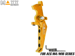MAXX アルミCNC アドバンスド スピードトリガー type E for AEG M4 [カラー：ブラック / チタン / オレンジ / シルバー / レッド / ブルー]