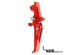 MAXX アルミCNC アドバンスド スピードトリガー type E for AEG M4 [カラー：ブラック / チタン / オレンジ / シルバー / レッド / ブルー]