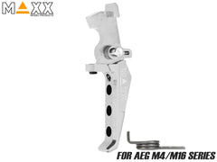 MAXX アルミCNC アドバンスド スピードトリガー type E for AEG M4 [カラー：ブラック / チタン / オレンジ / シルバー / レッド / ブルー]