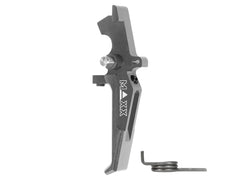 MAXX アルミCNC アドバンスド スピードトリガー type E for AEG M4 [カラー：ブラック / チタン / オレンジ / シルバー / レッド / ブルー]