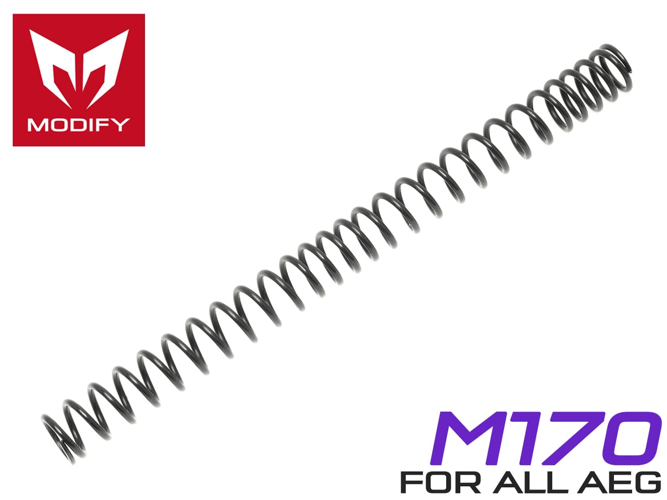 MODIFY AEG ピアノワイヤー 不等ピッチ メインスプリング [レート：S80+ / S90+ / S100+ / S110+ / S120+ / S130+ / S140+ / S150+ / S170+]