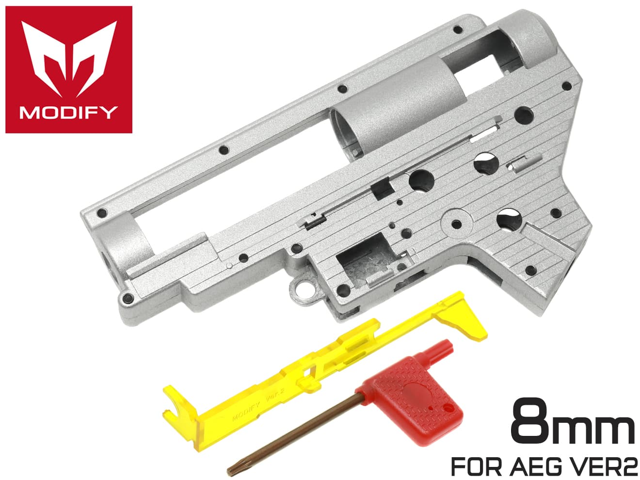 MODIFY Torus 強化メカボックス Ver.2 (w /  タペットプレート) [対応軸受：7mm / 8mm]