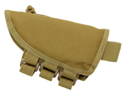 MODIFY ライフル ストック アンモポーチ チークパッド付 [カラー：ブラック / タン]