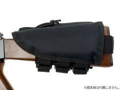 MODIFY ライフル ストック アンモポーチ チークパッド付 [カラー：ブラック / タン]