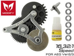 MODIFY モジュラー ギアセット Ver.2 / Ver.3 Nanoトルク [ギア比：22.2:1 / 21.6:1 / 16.32:1 / 15.05:1]