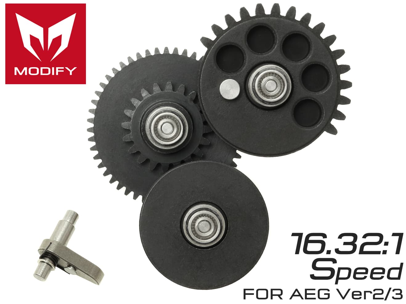 MODIFY モジュラー ギアセット スムース Ver.2 / Ver.3 Nanoトルク [ギア比：22.2:1 / 22.2:1キー付 / 21.6:1 / 21.6:1キー付 / 16.32:1 / 16.32:1キー付]