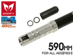 MODIFY AEG 6.03 ハイブリッド プレシジョンインナーバレル SS+AL [長さ：141mm / 229mm / 247mm / 285mm / 300mm / 315mm / 363mm / 407mm / 455mm / 469mm / 500mm / 509mm / 550mm / 590mm / 650mm]