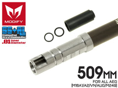 MODIFY AEG 6.01 ハイブリッド プレシジョンインナーバレル SS+AL [長さ：141mm / 229mm / 247mm / 285mm / 300mm / 363mm / 407mm / 455mm / 469mm / 500mm / 509mm / 550mm / 590mm / 650mm]