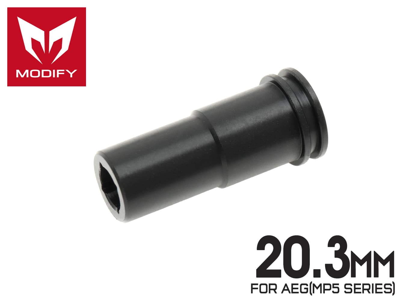 MODIFY POM エアシールノズル [対応：M16A1(VN)・XM177E2・CAR-15 / MP5 / AK-47 / G3 / MP5-K・PDW / SIG / G36C / AUG / PSG-1 / M16A2・M4 / P90 / M14 / Classic Army・ECHO1 SCAR]