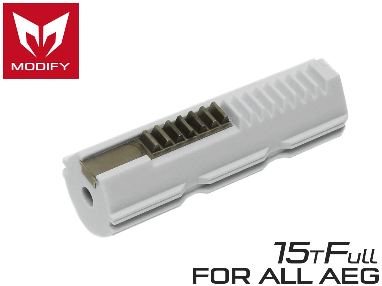 MODFIY AEG ハイスピード ポリカーボネート ピストン フルティース 7Tメタル [歯数：14T / 15T]