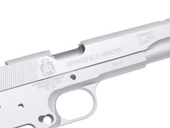 GUARDER アルミスライド＆フレームキット SPRING FIELD刻印 FBI Ver 東京マルイ GBB MEU用 [カラー：ブラック / シルバー]