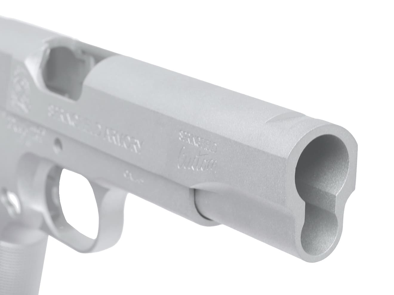 GUARDER アルミスライド＆フレームキット SPRING FIELD刻印 FBI Ver 東京マルイ GBB MEU用 [カラー：ブラック / シルバー]