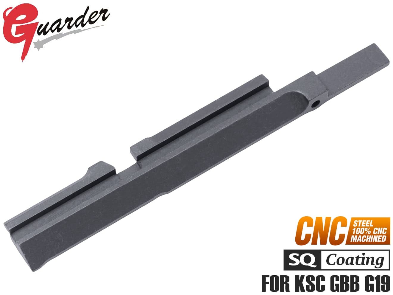 GUARDER スチールCNC 強化スライドレール for マルイ Hi-CAPA GOLD 