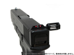 MITA アルミCNC ファイバー リアサイト w / コッキングハンドル for VFC GLOCK シリーズ [形状：A / B / C]