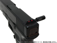 MITA アルミCNC ファイバー リアサイト w / コッキングハンドル for VFC GLOCK シリーズ [形状：A / B / C]