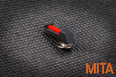 MITA アルミCNC ファイバー フロントサイト for GLOCK シリーズ [適合機種：TM GLOCK / VFC GLOCK]