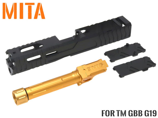 MITA アルミスライドCNCカスタムスライドキット LTタイプ RMR for TM GBB G19