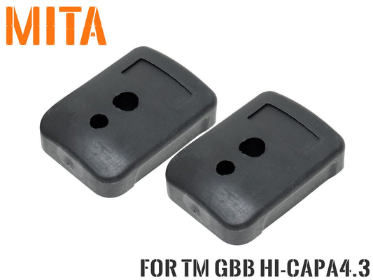 MITA ラバーマグパッド スリム 2個セット for Hi-CAPA 4.3 [カラー：ブラック / ダークアース / レッド / ブルー]