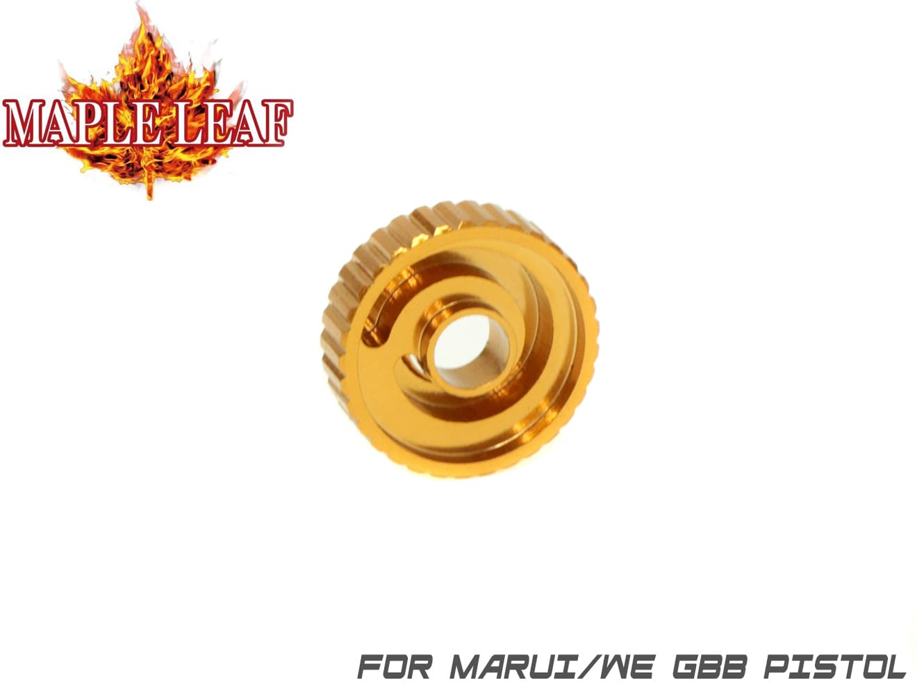 Maple Leaf アルミCNC ホップ調整ダイアル for GBB 1911 / Hi-CAPA [適合：1911・Hi-CAPA / マルイ・WE]