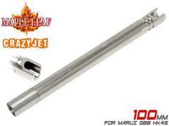 Maple Leaf Crazy Jet インナーバレル for GBBハンドガン・SMG [長さ：80mm / 84mm / 91mm / 97mm / 100mm / 100mm(HK専用) / 106mm / 113mm / 117mm / 120mm / 133mm / 138mm / 150mm / 180mm]