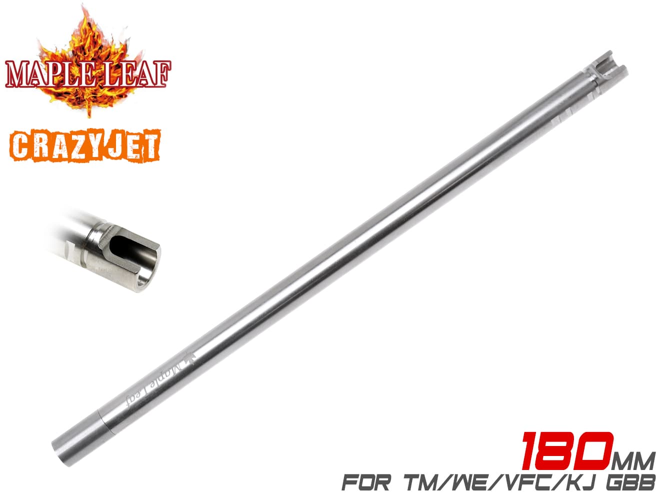 Maple Leaf Crazy Jet インナーバレル for GBBハンドガン・SMG [長さ