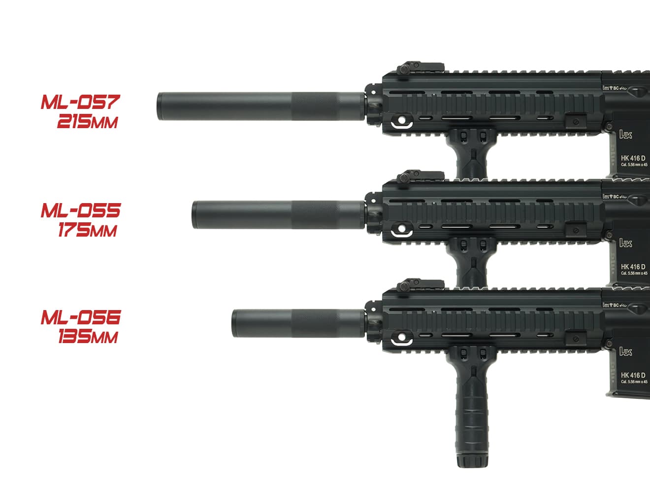 Maple Leaf Whisper モックサイレンサー [長さ：135mm / 175mm / 215mm]