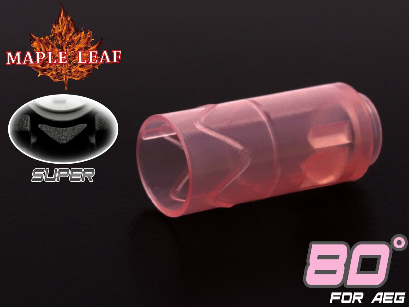 Maple Leaf MACARON SUPER シリコン ホップアップパッキン for AEG [硬度：50° / 60° / 70° / 80°]