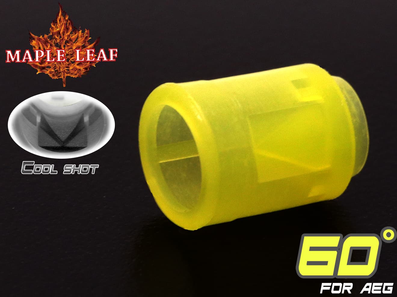 Maple Leaf COOL SHOT シリコン ホップアップパッキン for AEG+GBBインナーバレル [硬度：50° / 60° / 70° / 80° / 85°]