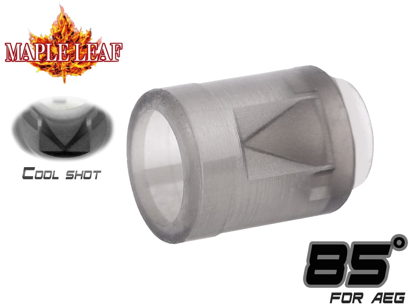 Maple Leaf COOL SHOT シリコン ホップアップパッキン for AEG+GBBインナーバレル [硬度：50° / 60° / 70° / 80° / 85°]