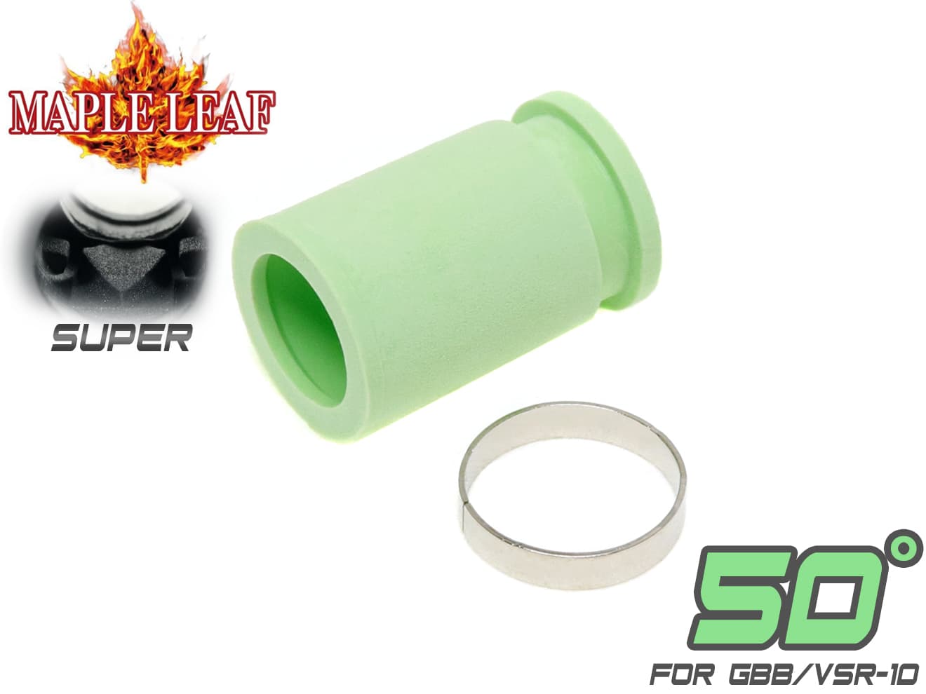 Maple Leaf MACARON SUPER ホップアップパッキン for GBB/VSR-10 [パッキン硬度：50° / 60° / 70° / 75° / 80°]